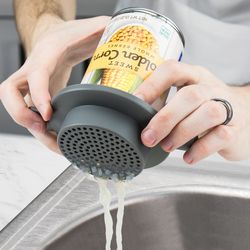 Tovolo Gray Nylon/Silicone Can Strainer