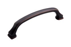 Amerock Traditional Arch Cabinet Pull 5-1/16 in. Oil Rubbed Bronze Brown 1 pk