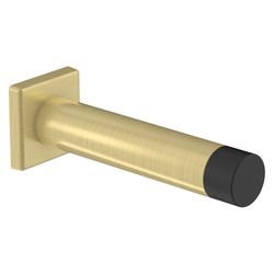 National Hardware Reed 1 in. W X 3 in. L Aluminum Brushed Gold Door Stop Mounts to door and wall 1 i