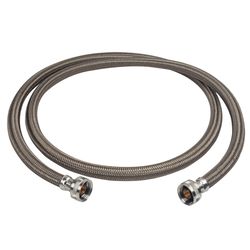 BrassCraft Speedi Plumb Plus 3/4 in. FHT X 3/4 in. D FHT 72 in. Polymer Washing Machine Supply Line
