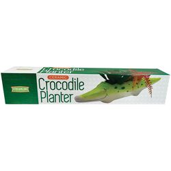 Streamline Ceramic Planter Green/White