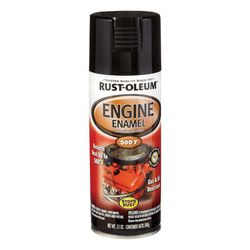 Rust-Oleum Engine Gloss Black Enamel Spray Paint 12 oz