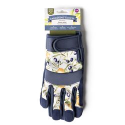 Seed & Sprout L/XL Neoprene Lemon Grove Navy Gardening Gloves