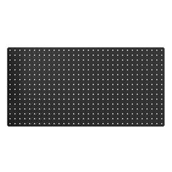Knape & Vogt HEAVYWEIGHT 16 in. W X 32 in. H X 0.65 in. D Pegboard Steel Black