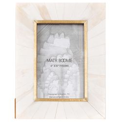 Matr Boomie Mukhendu Multicolored Wood Picture Frame 6 in.
