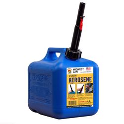 Midwest Can Quick Flow Spout HDPE Kerosene Can 2 gal