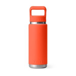 YETI Rambler 26 oz Papaya BPA Free Bottle with Straw Cap