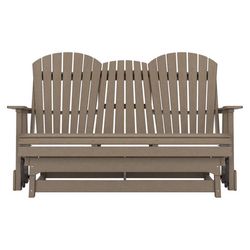 Signature Design by Ashley Hyland Wave Light Brown HDPE Frame Loveseat