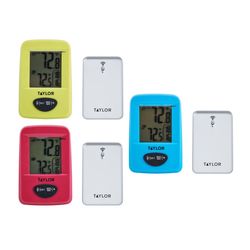 Taylor Digital Thermometer Plastic Assorted 7.28 in.