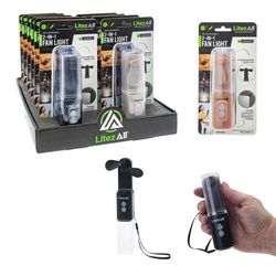 LitezAll Black LED Rechargeable Flashlight