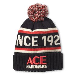 Ace Vintage Threads Pillow Line Knit Knit Cap Multicolored One Size Fits Most