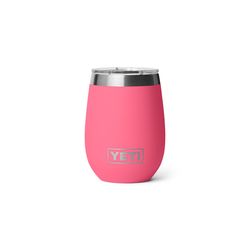 YETI Rambler 10 oz Tropical Pink BPA Free Ceramic Lined Wine Tumbler with MagSlider Lid