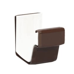 Amerimax 5 in. L Brown Vinyl K Gutter Connector