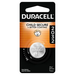 Duracell Lithium Coin 2032 3 V 225 mAh Security and Electronic Battery 1 pk