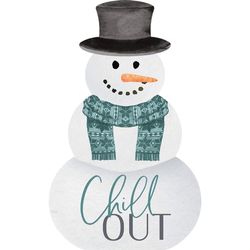 P. Graham Dunn Multicolored Chill Out Sign 4.5 in.