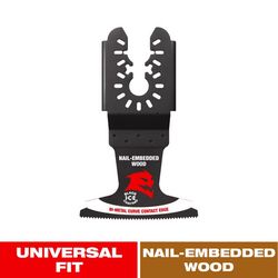 Diablo 2-1/2 in. W Bi-Metal Curve Contact Edge Oscillating Blade Nail-Embedded Wood 1 pk