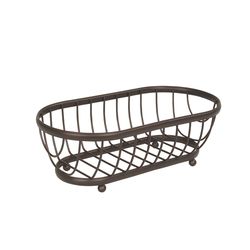 Spectrum Ashley 6.5 in. L X 12.75 in. W X 4.25 in. H Brown Bread Basket