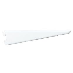Knape & Vogt White Steel Bracket 16 Ga. 12-1/2 in. L 225 lb