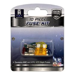 T-H Marine Boating Essentials AGC Assorted Fuse Kit 10 pk