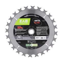 Exchange-A-Blade 7-1/4 in. D X 5/8 in. Carbide Circular Saw Blade 24 teeth 1 pk