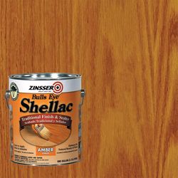Zinsser Bulls Eye Gloss Amber Shellac-Based Shellac Finish and Sealer 1 gal