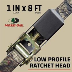 RPS Outdoors 1 in. W X 8 ft. L Ratchet Strap 300 lb 4 pk