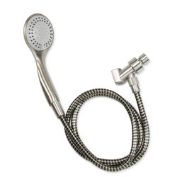 Keeney Stylewise Brushed Nickel Plastic 5 settings Handheld Showerhead 1.8 gpm