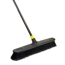 Quickie Bulldozer Polymer 24 in. Smooth Surface Push Broom