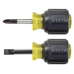 Klein Tools Cushion-Grip Screwdriver Set 2 pc