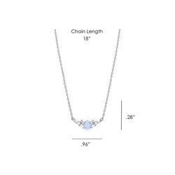 Montana Silversmiths Women's Refined Grace Opal Crystal Silver Necklace Water Resistant
