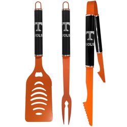 Siskiyou Sports NCAA Metal Black/Orange Grill Tool Set 3 pc