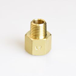 ATC 3/8 in. FPT in. X 1/4 in. D MPT Brass Reducing Coupling