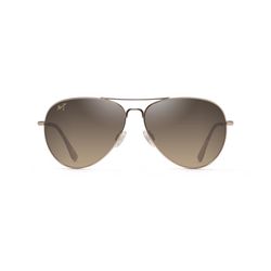 Maui Jim Mavericks Sunglasses Unisex Gold Frame HCL Bronze Lens Polarized