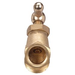 Homewerks 1/2 in. FIP in. X 3/4 in. Garden Hose Thread Brass No-Kink Hose Bibb