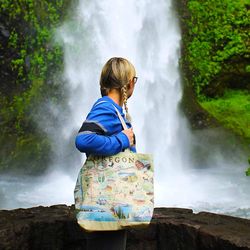 Xplorer Maps Large Cotton Canvas Tote Bag