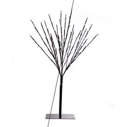 Celebrations Orange/Purple 32 in. LED Light Burst Halloween Decor