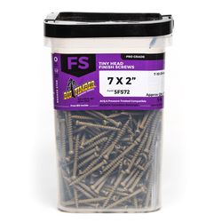 Big Timber No. 7 Sizes X 2 in. L Star Bronze Deep Finish Screw 950 pk