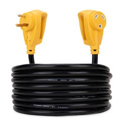 Camco Power Grip 25 ft. 30 amps Extension Cord 1 pk