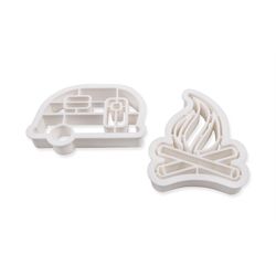 Camco Life is Better at the Campsite White Plastic Cookie Cutters