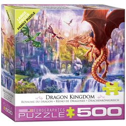 Eurographics Jan Patrik Dragon Kingdom Jigsaw Puzzles Multicolored 500 pc