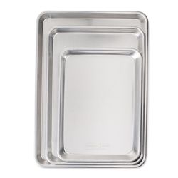 Nordic Ware Sheet Pan Set Silver 3 pc