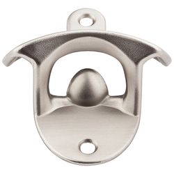 National Hardware Satin Nickel Zinc Manual Bottle Opener