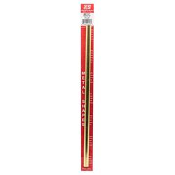 K&S 7/16 in. D X 12 in. L Round Brass Tube 1 pk