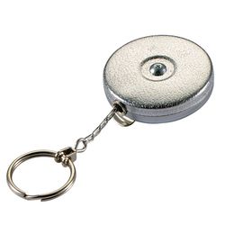 Lucky Line Key Bak Chrome/Metal Silver Split Key Reel