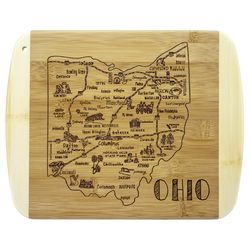 Totally Bamboo A Slice of Life 11 in. L X 8.75 in. W X 0.5 in. Bamboo Cutting Board