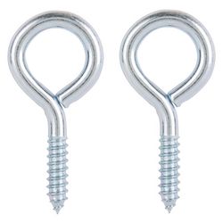 Ace 7/16 in. D X 3-7/8 in. L Zinc-Plated Steel Screw Eye 325 lb. cap. 2 pk
