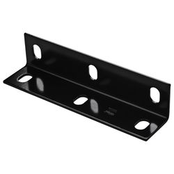 National Hardware 2.1 in. H x 9 in. W x 0.125 in. D Black Carbon Steel Wide Corner Brace