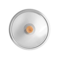 Nordic Ware Stainless Steel Lid 11 in. Silver