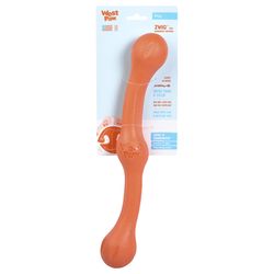 West Paw Zogoflex Echo For Dog Orange Plastic Zwig Stick Dog Toy Large 1 pk