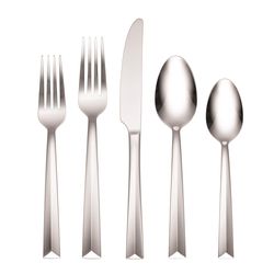 Hampton Forge Moxie Silver Stainless Steel Flatware Set 20 pc